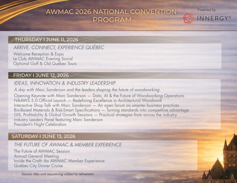 Registration 2026 – Architectural Woodwork Manufacturers Association of ...