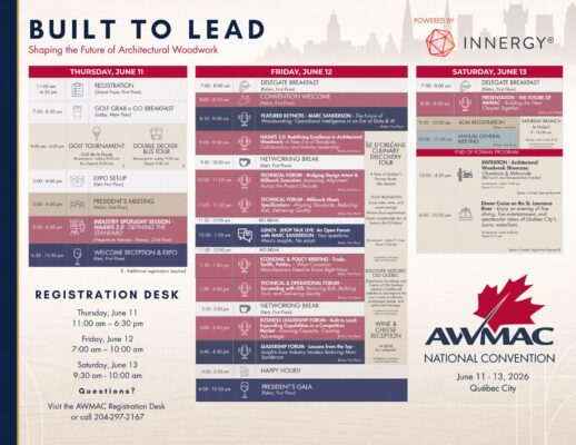 Program 2026 – Architectural Woodwork Manufacturers Association of Canada